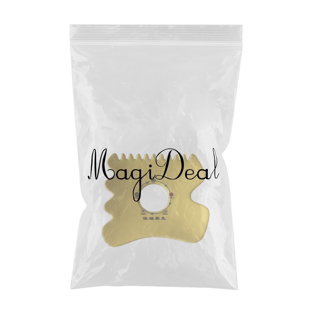 Scraping Board Skincare Sets for Shoulders Feet Relieve Muscle Tensions Yellow