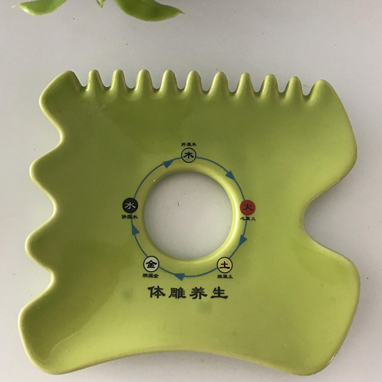 Scraping Board Skincare Sets for Shoulders Feet Relieve Muscle Tensions Green