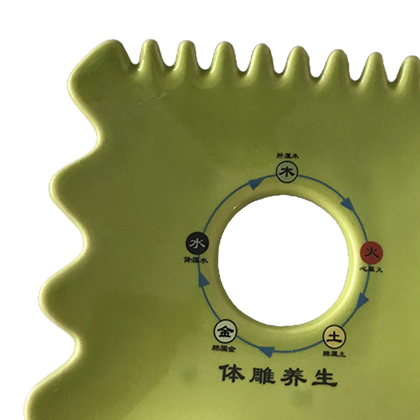 Scraping Board Skincare Sets for Shoulders Feet Relieve Muscle Tensions Green