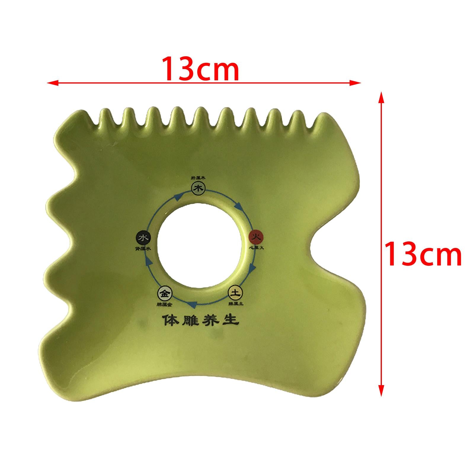 Scraping Board Skincare Sets for Shoulders Feet Relieve Muscle Tensions Green