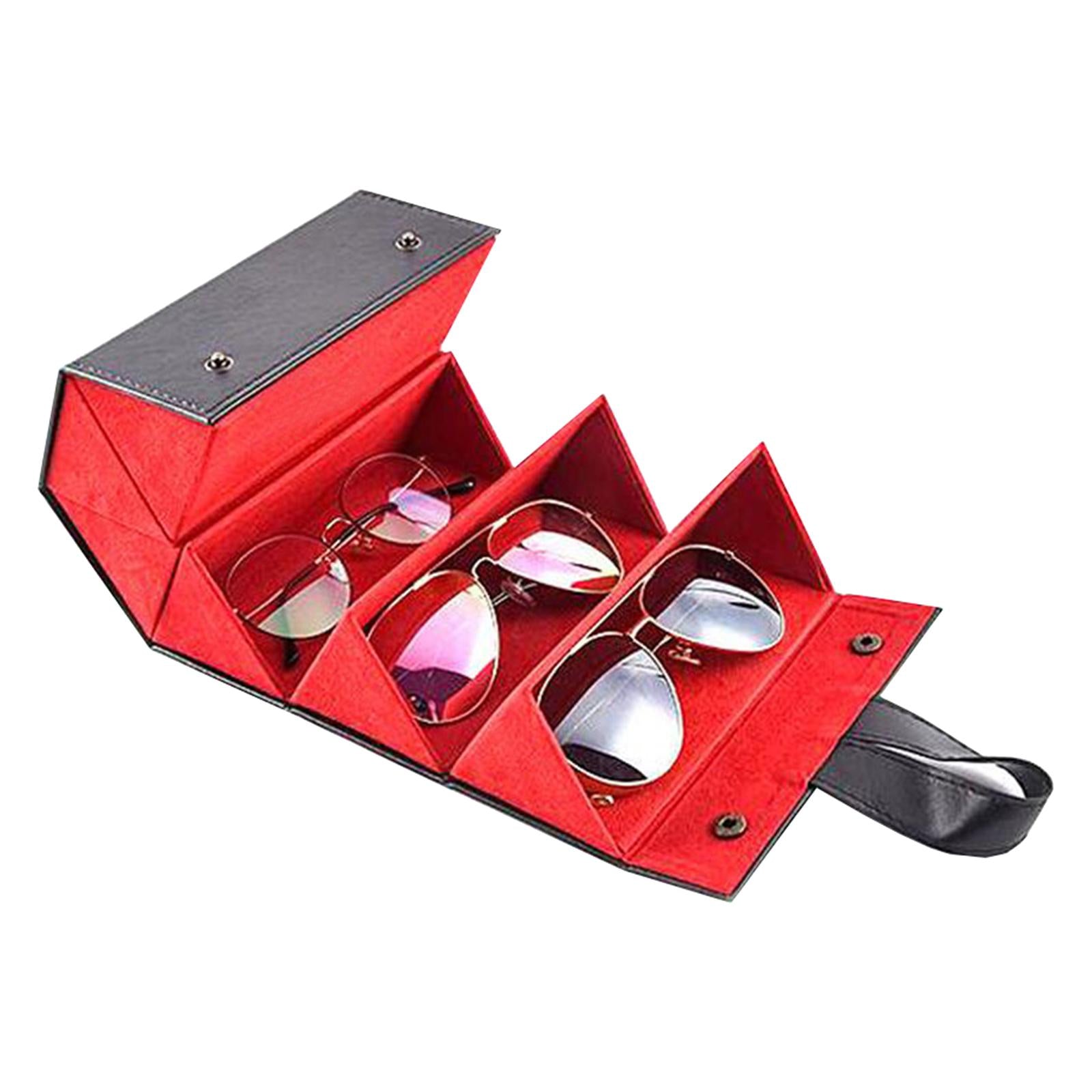 Sunglasses Storage Box 5 Slots Anti Dust Space Save for Glasses Counter