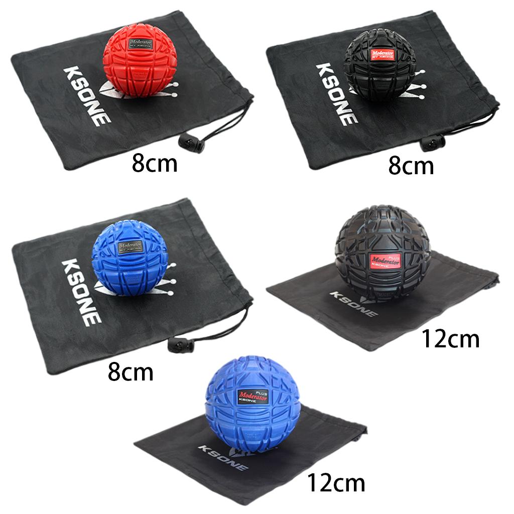 Muscle Max Massage Ball for Fascial Relaxation Relax Tight Muscle 8cm red