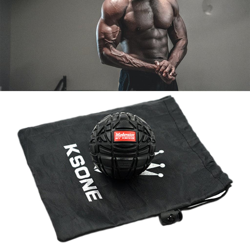 Muscle Max Massage Ball for Fascial Relaxation Relax Tight Muscle 8cm black
