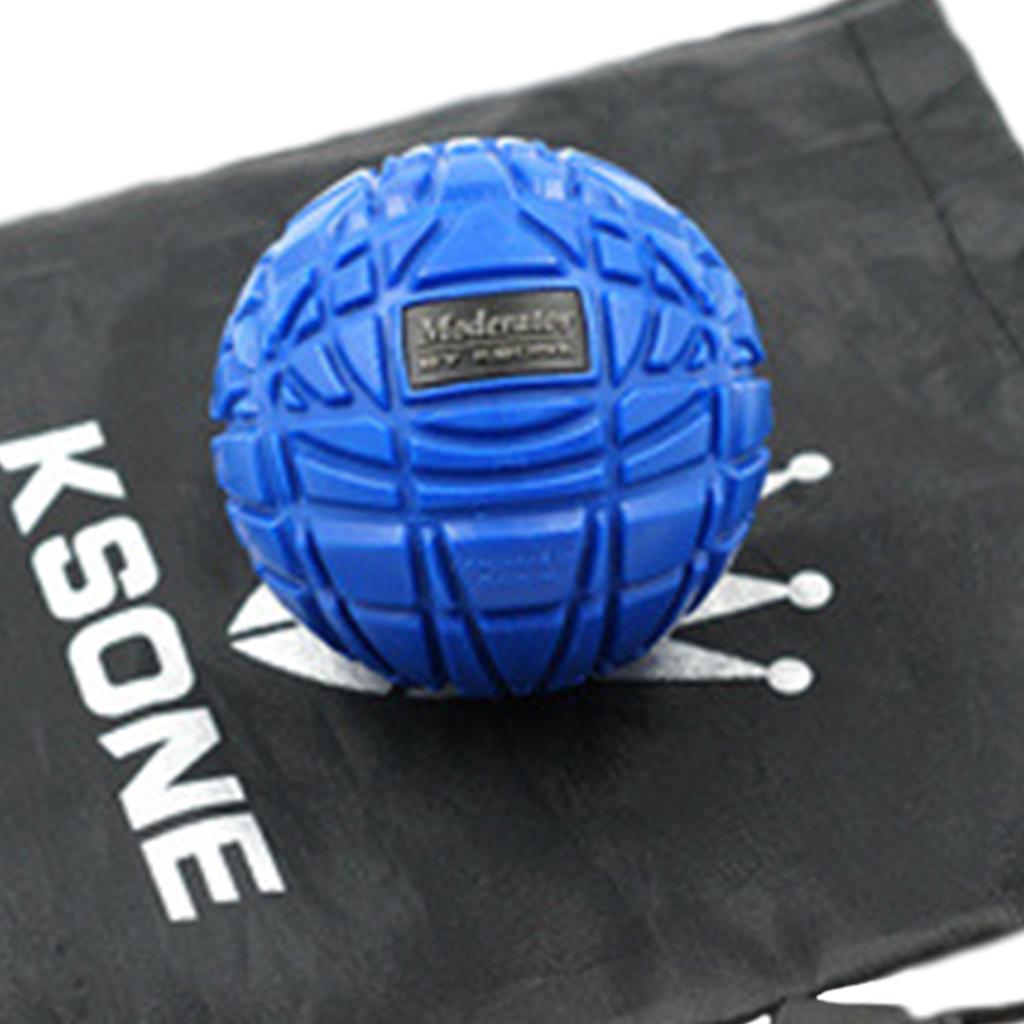 Muscle Max Massage Ball for Fascial Relaxation Relax Tight Muscle 8cm blue