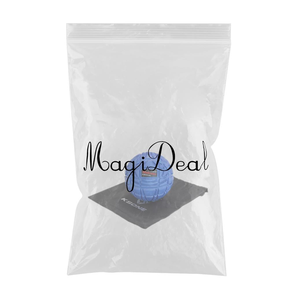 Muscle Max Massage Ball for Fascial Relaxation Relax Tight Muscle 12cm blue