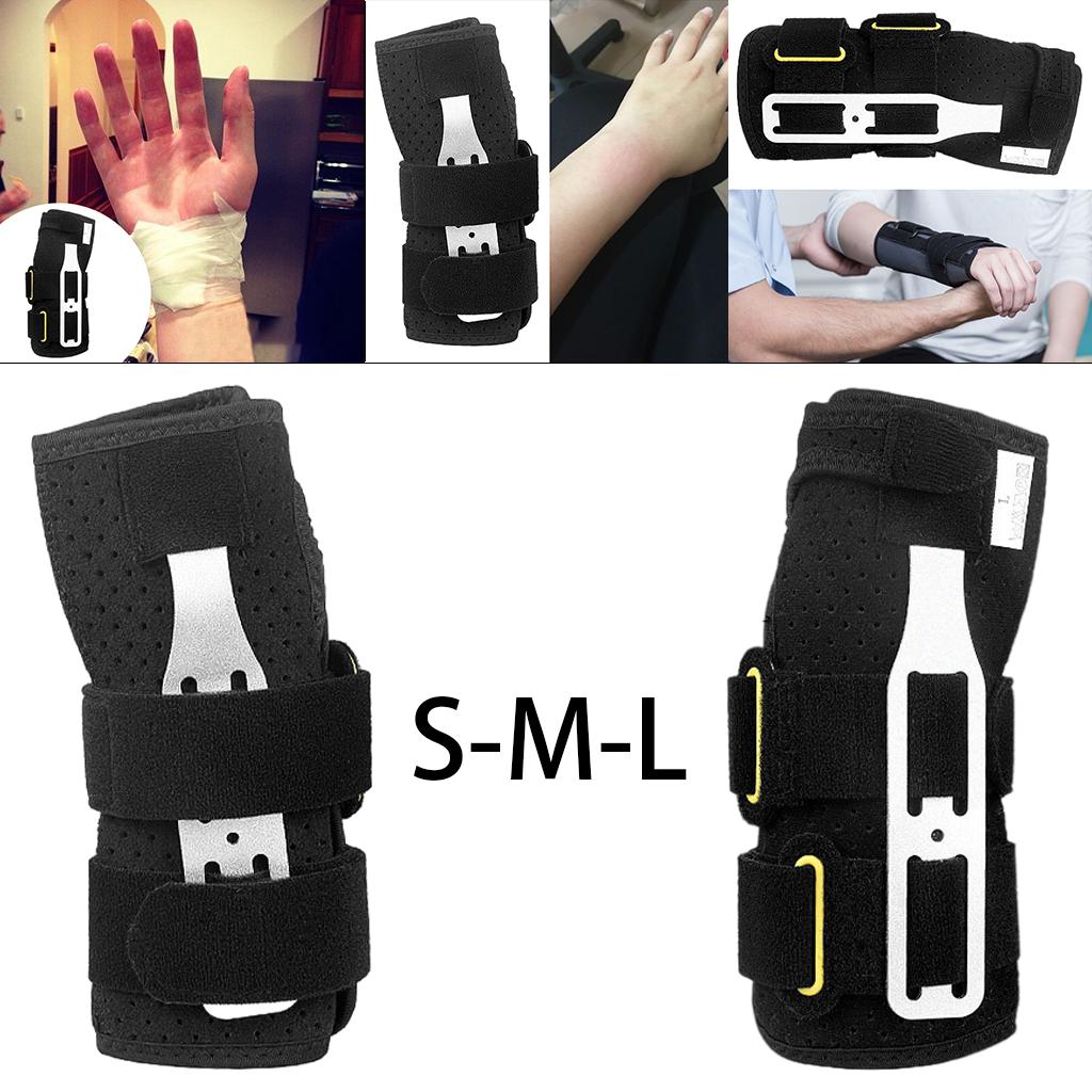 Carpal Tunnel Wrist Brace Support Adjustable for Forearm Sprain Men S Left
