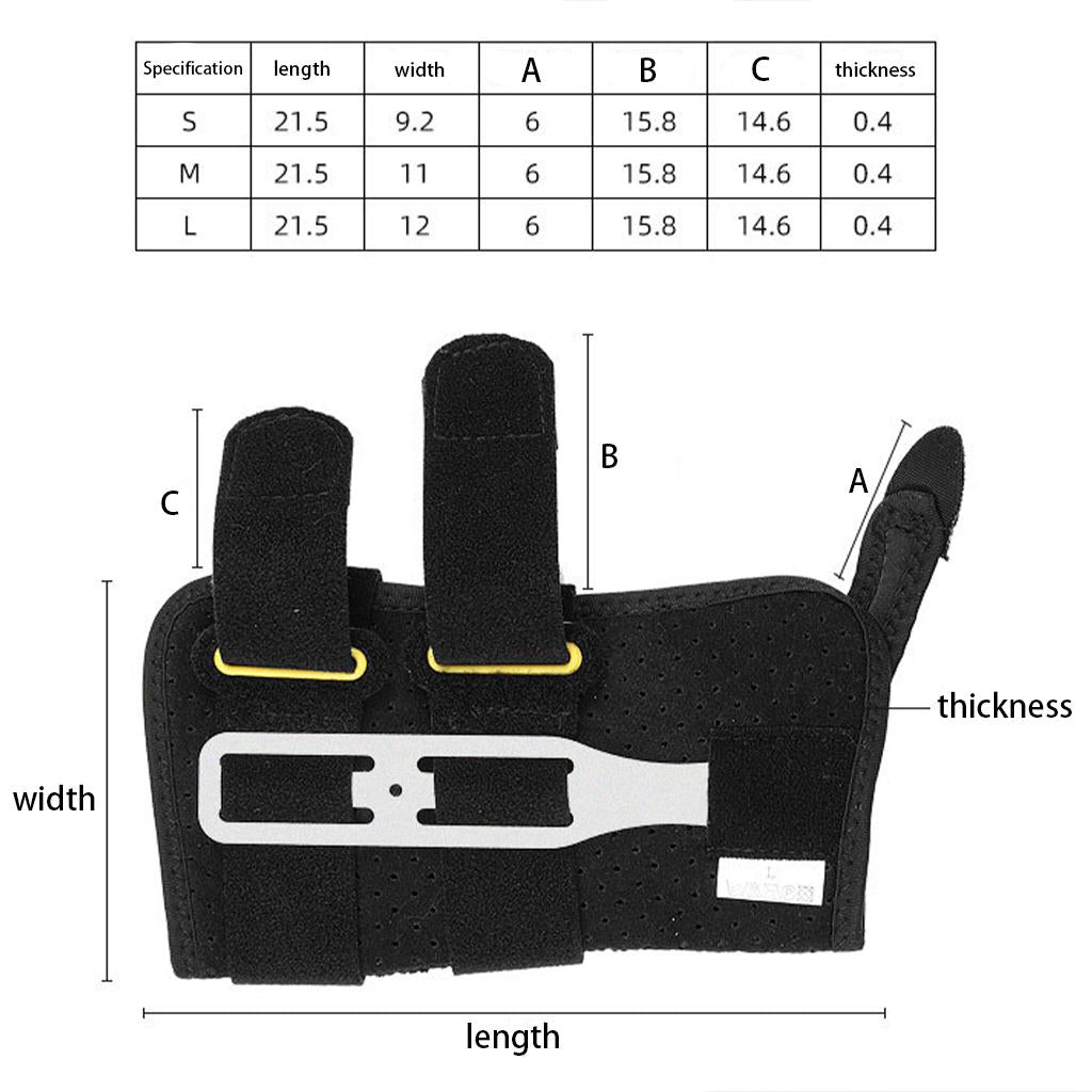 Carpal Tunnel Wrist Brace Support Adjustable for Forearm Sprain Men L Right