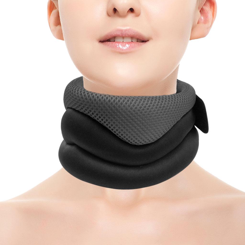 Neck Traction Posture Correction Breathable Pillow Head Cervical gray