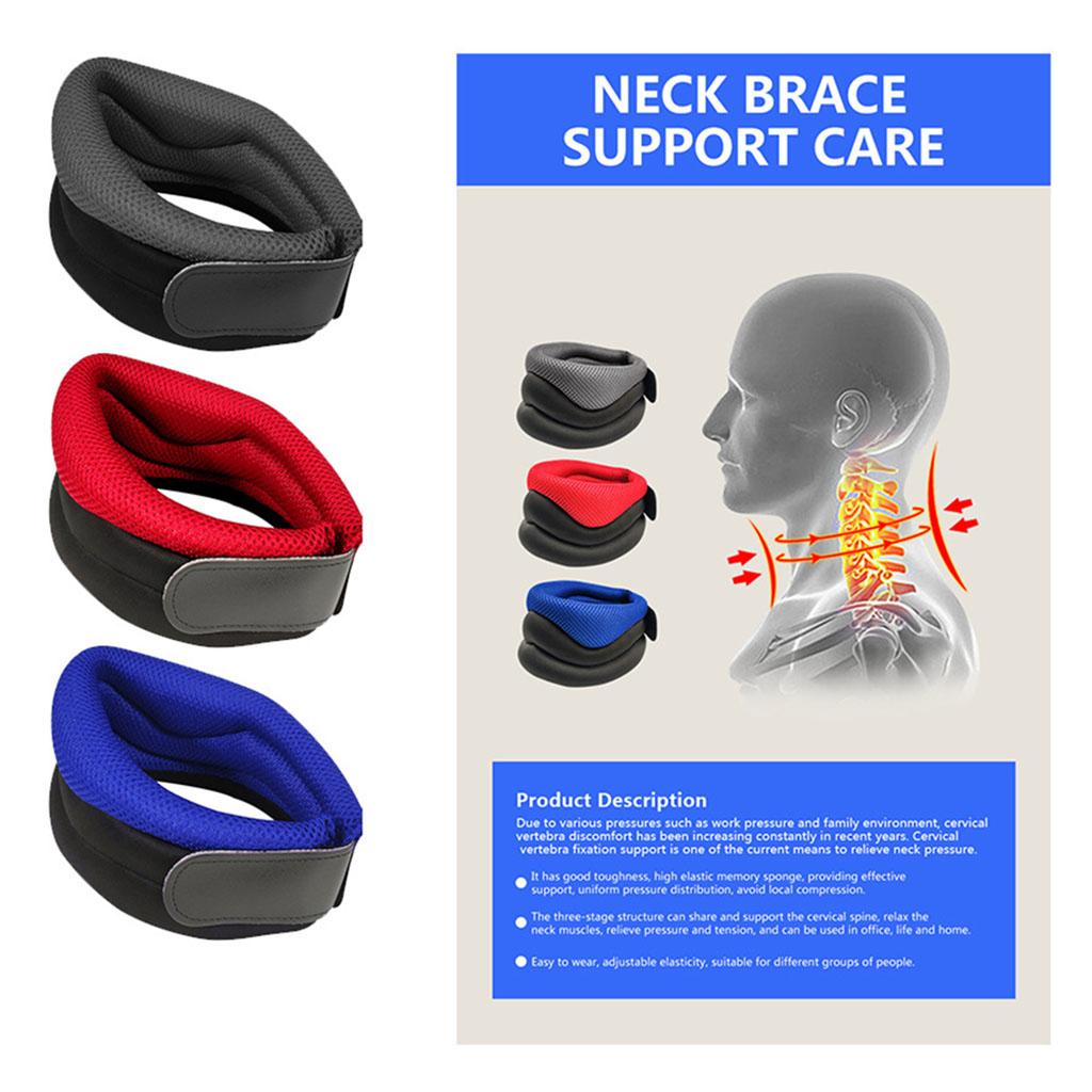 Neck Traction Posture Correction Breathable Pillow Head Cervical gray