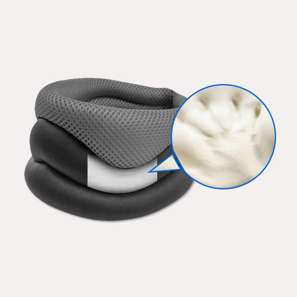 Neck Traction Posture Correction Breathable Pillow Head Cervical gray