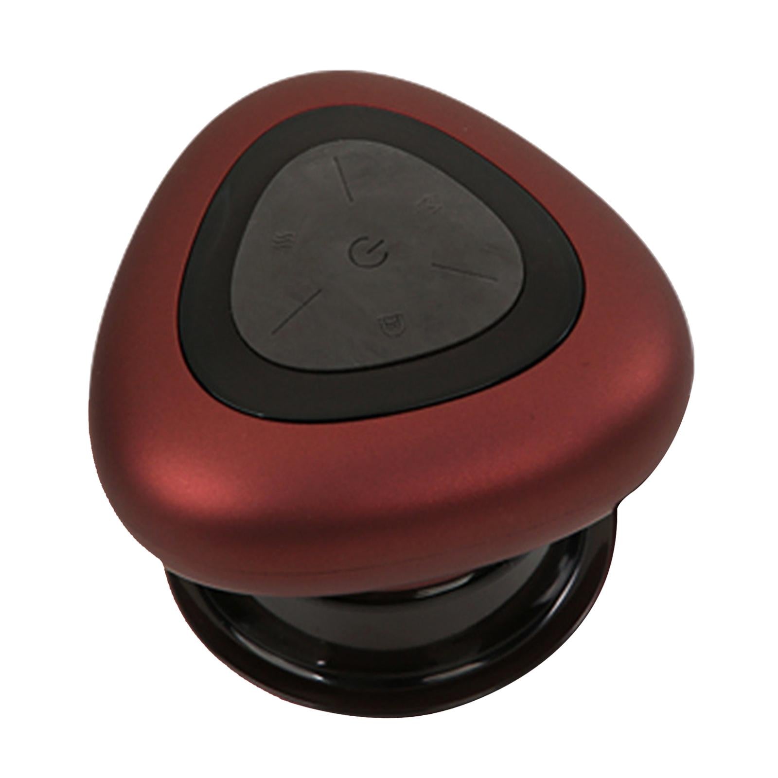 Electric Cupping Massage Heating Scraping Massager Red Triangle 4 Gears