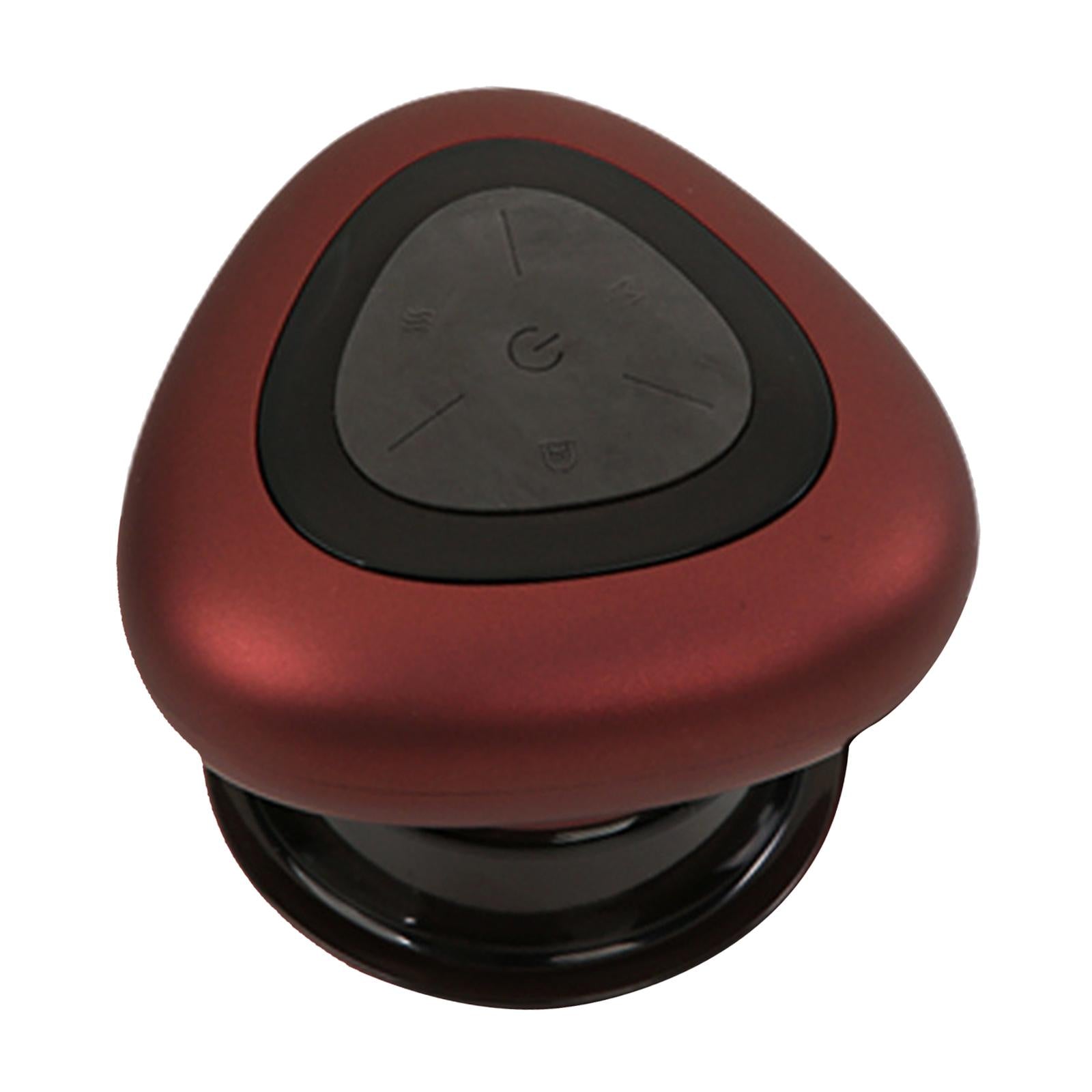 Electric Cupping Massage Heating Scraping Massager Red Triangle 4 Gears