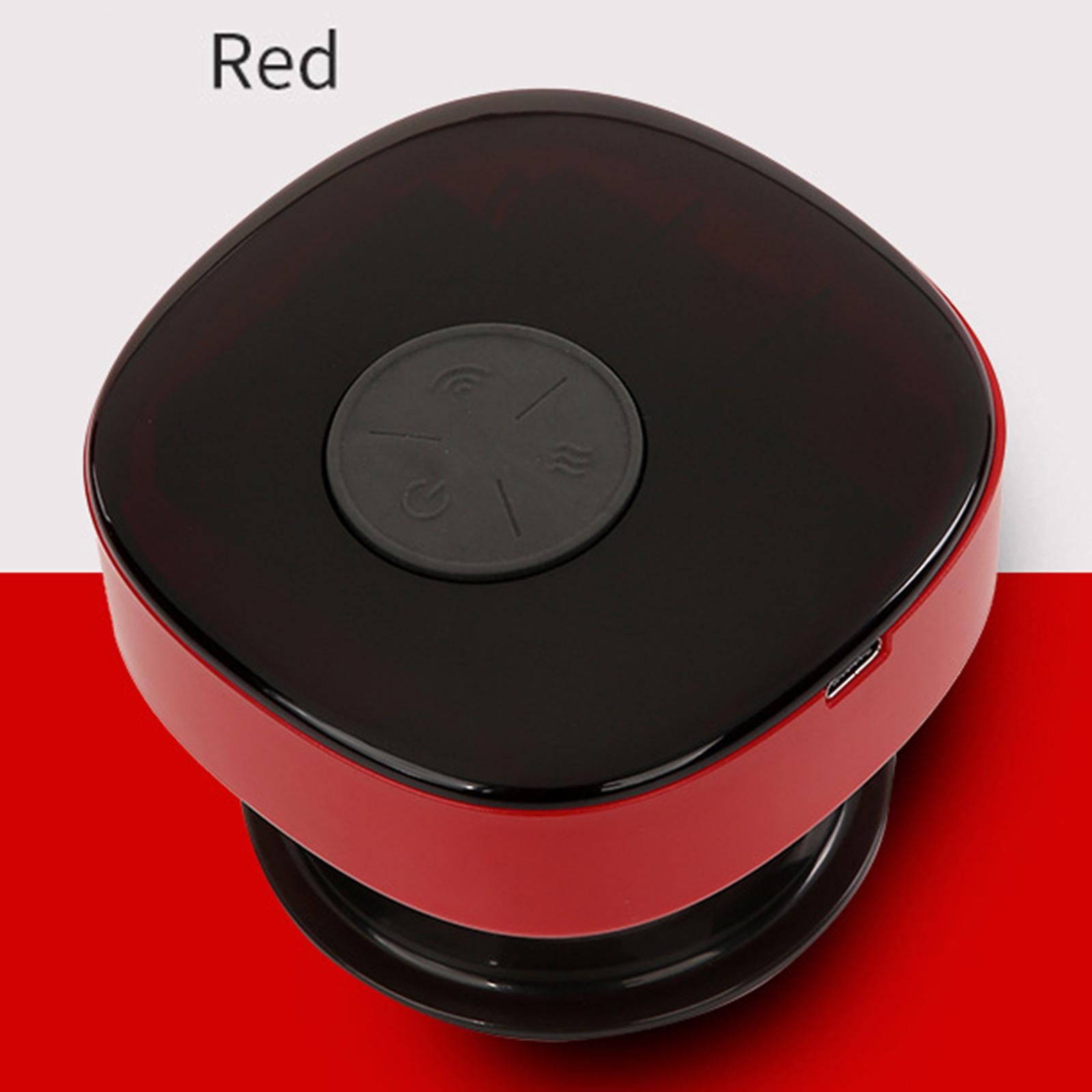 Electric Cupping Massage Heating Scraping Massager Red Square 3 Gears