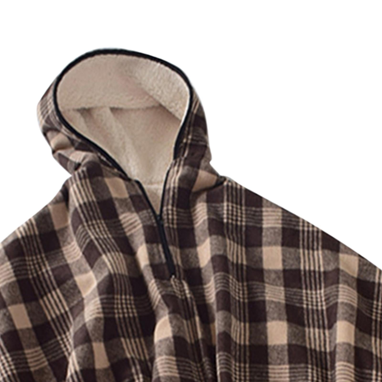 Wheelchair Poncho Warm Soft Blanket for The Aged Patients Leg Protection