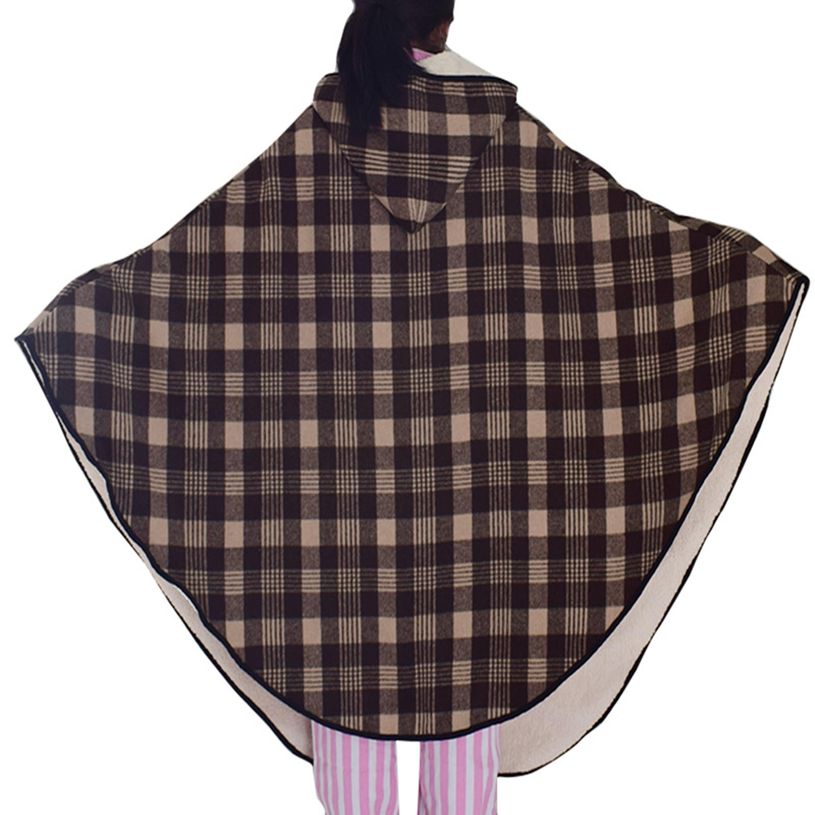 Wheelchair Poncho Warm Soft Blanket for The Aged Patients Leg Protection