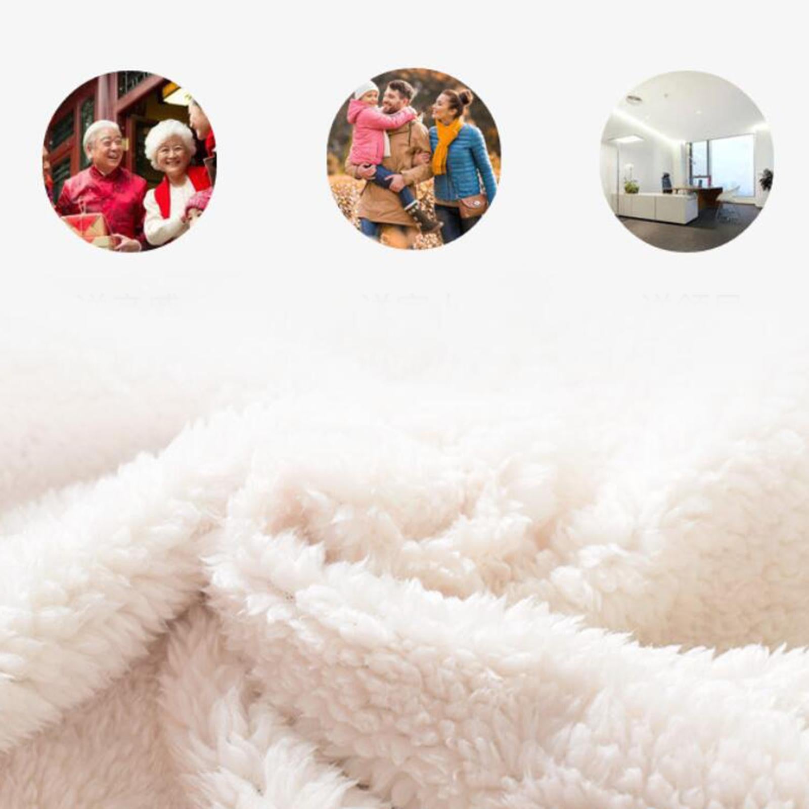 Wheelchair Poncho Warm Soft Blanket for The Aged Patients Leg Protection