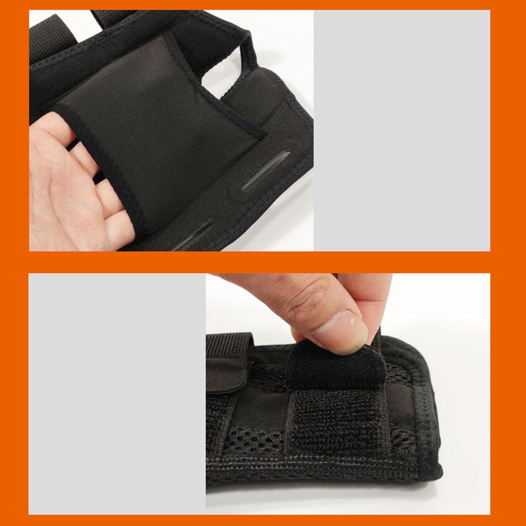 Wrist Brace Mesh Fabric Fitted for Left Right Hands Sports Joint Instability Left L XL
