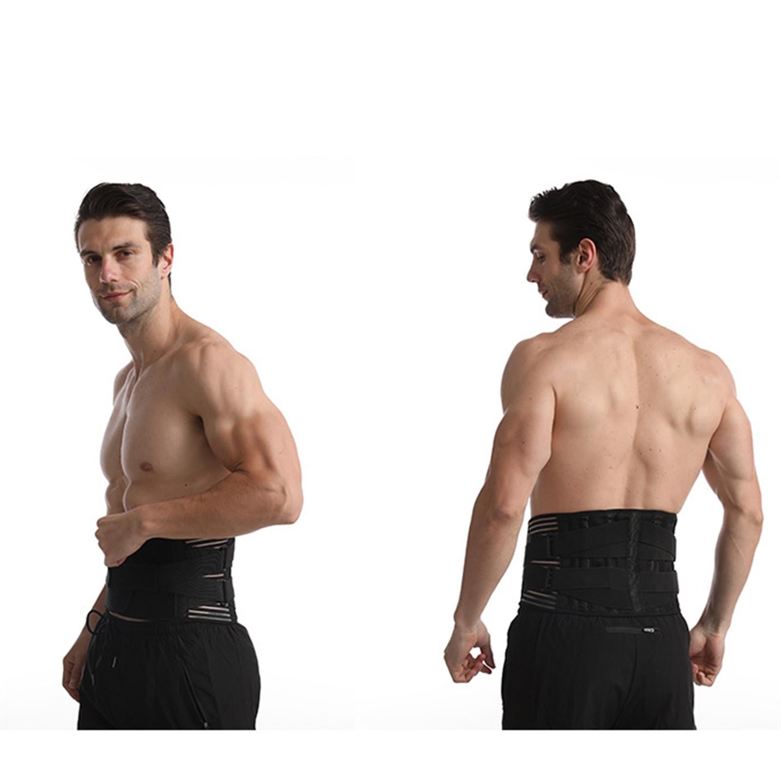 Fitness Lumbar Support Belt Compression Training for Barbell Men Women S