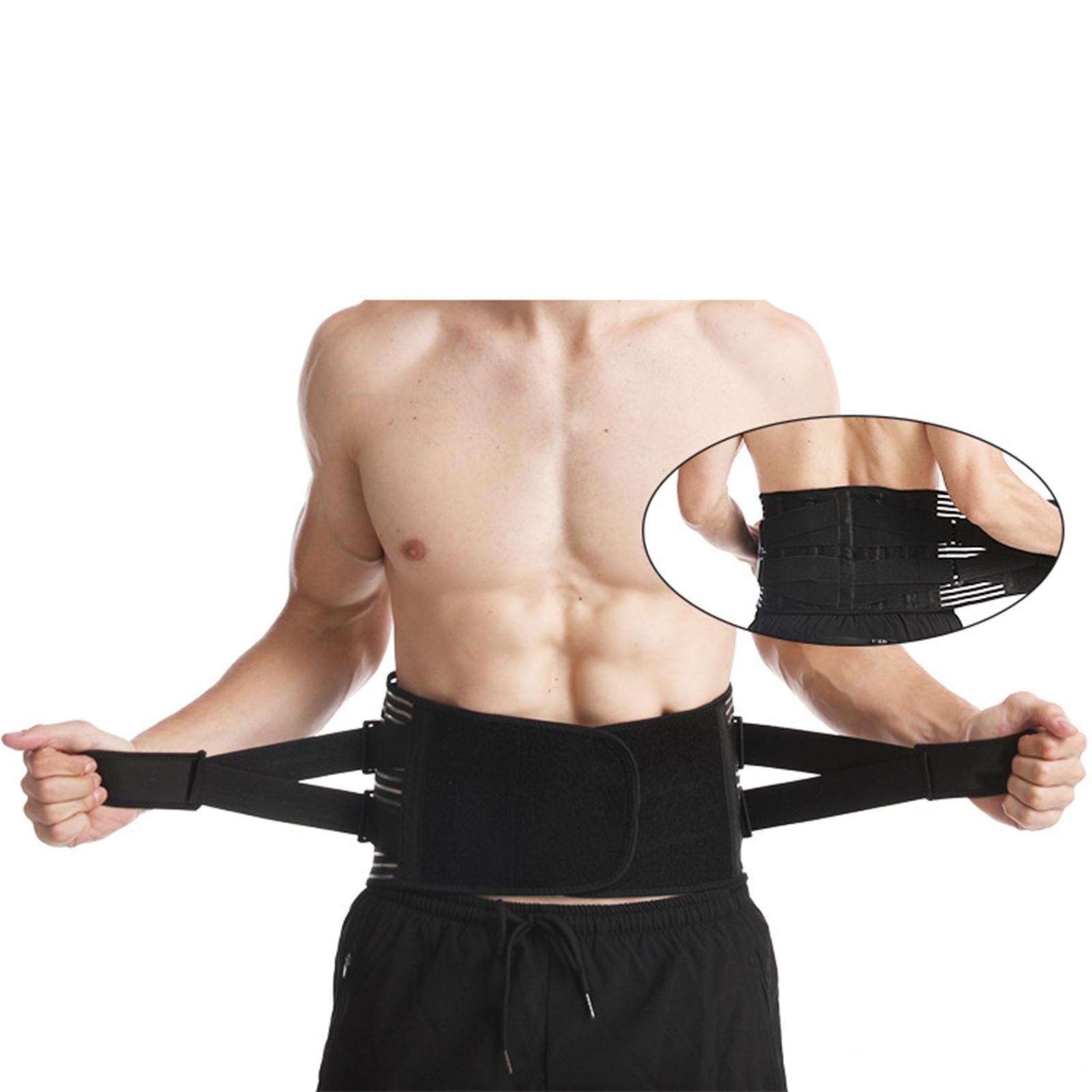 Fitness Lumbar Support Belt Compression Training for Barbell Men Women XL