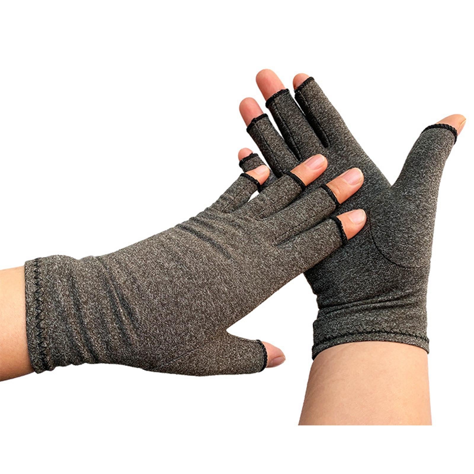 Fingerless Arthritis Compression Gloves for Relieve Carpal Tunnel Aches M