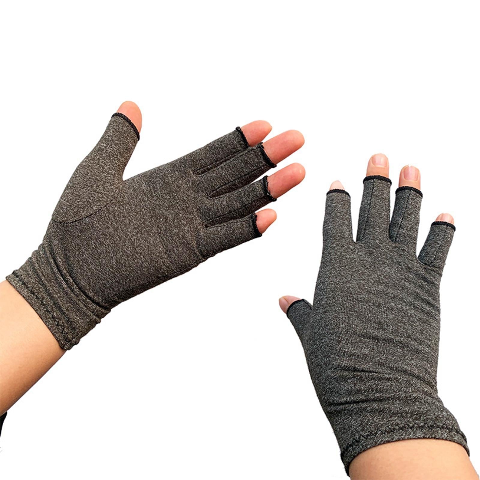 Fingerless Arthritis Compression Gloves for Relieve Carpal Tunnel Aches M