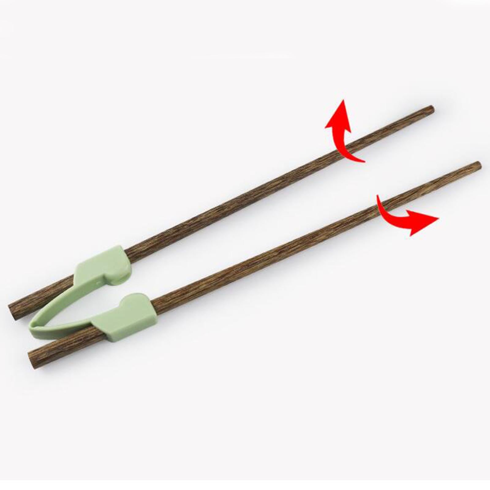 Chopsticks Aided Tableware Recovery Wood Replaceable Food Aid for Elderly