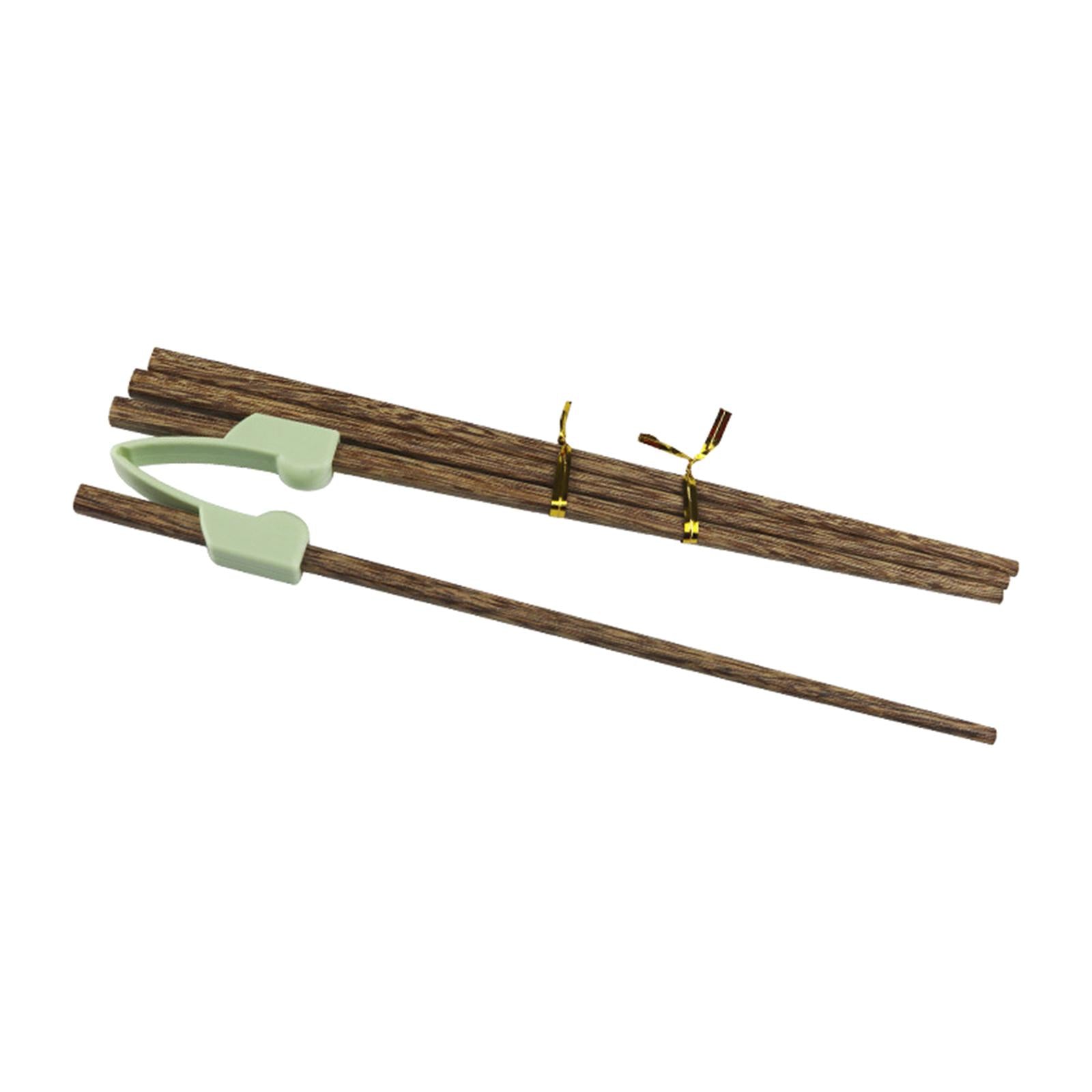 Chopsticks Aided Tableware Recovery Wood Replaceable Food Aid for Elderly