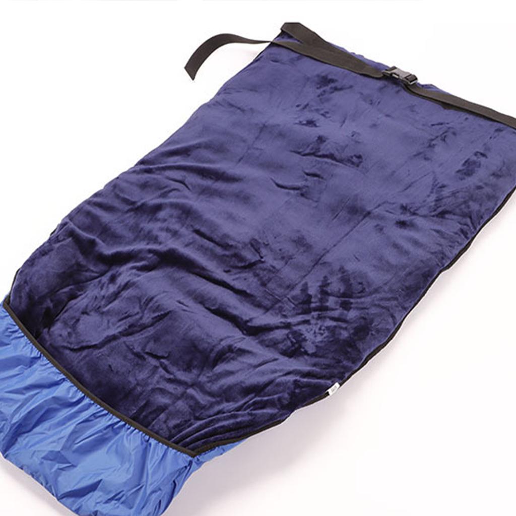 Plush Fleece Lining Wheel Chair Blanket Lap Cover Waterproof Sturdy 106x70cm