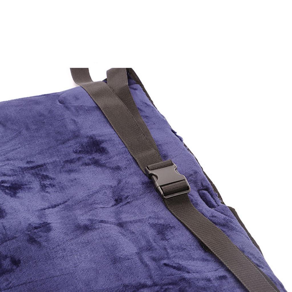 Plush Fleece Lining Wheel Chair Blanket Lap Cover Waterproof Sturdy 106x70cm