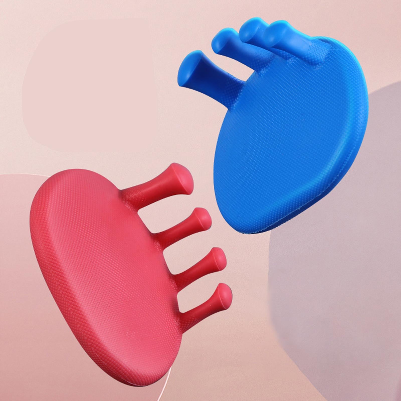 2x Toe Separators Universal Size for Correct Bunions Overlapping Toes blue