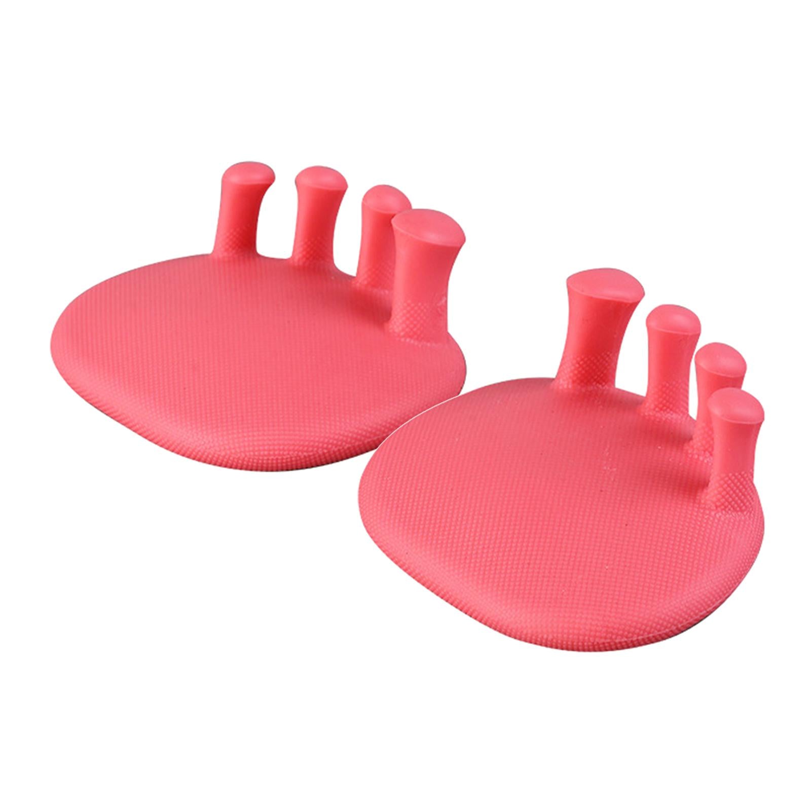 2x Toe Separators Universal Size for Correct Bunions Overlapping Toes pink