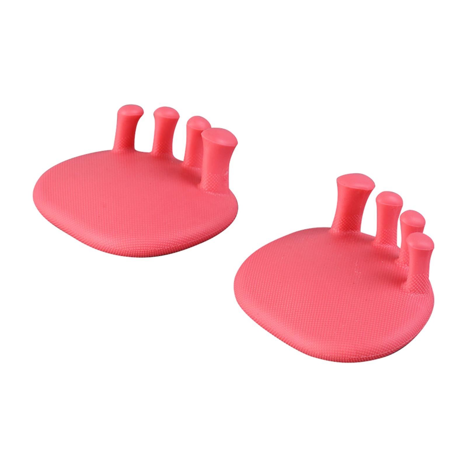 2x Toe Separators Universal Size for Correct Bunions Overlapping Toes pink