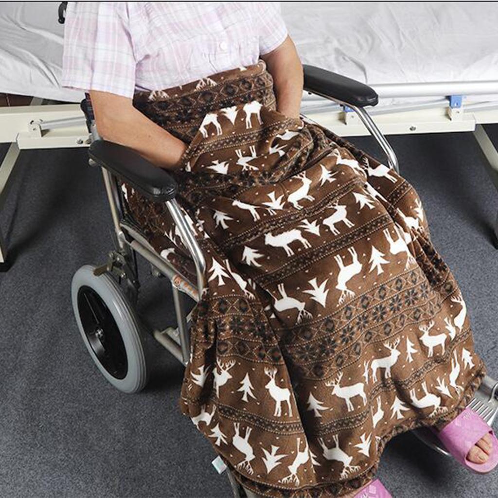 Wheelchair Blanket Cosy Cover Adult Size Universal with Pocket Leg Wrap