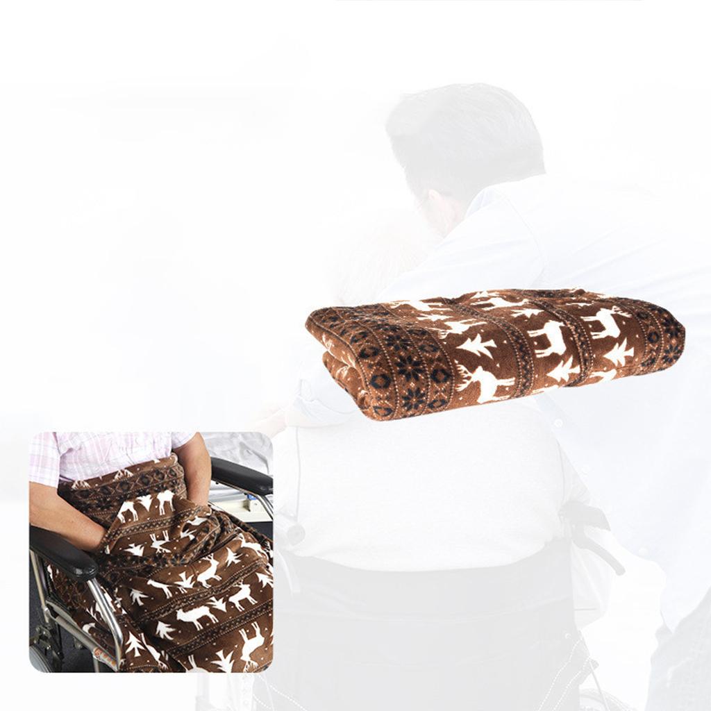 Wheelchair Blanket Cosy Cover Adult Size Universal with Pocket Leg Wrap