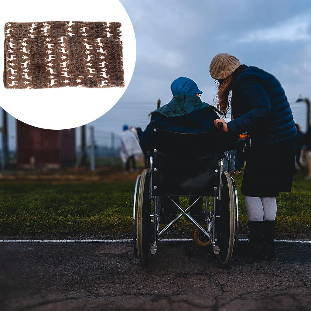 Wheelchair Blanket Cosy Cover Adult Size Universal with Pocket Leg Wrap
