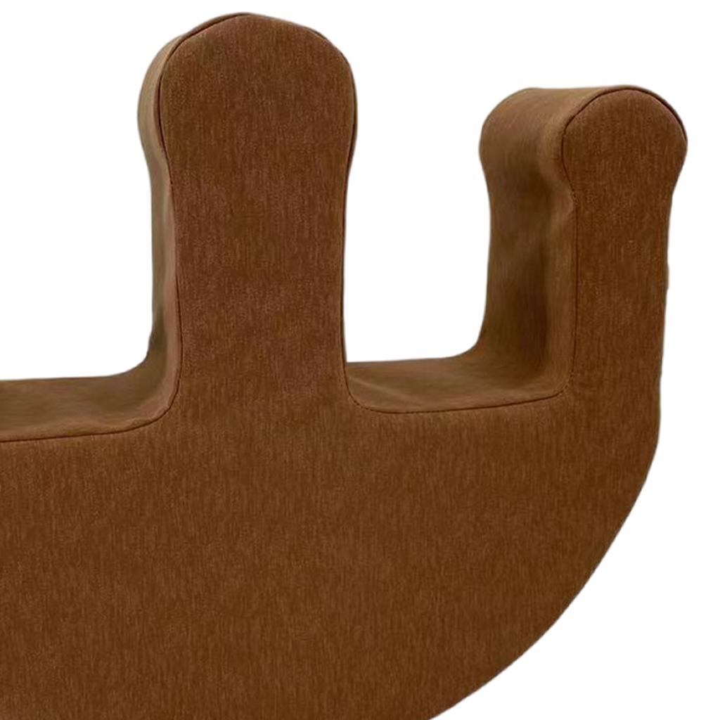 U-Shaped Leg Pillow Positioning Anti-Bedsore Nursing Device Pu Coffee Color