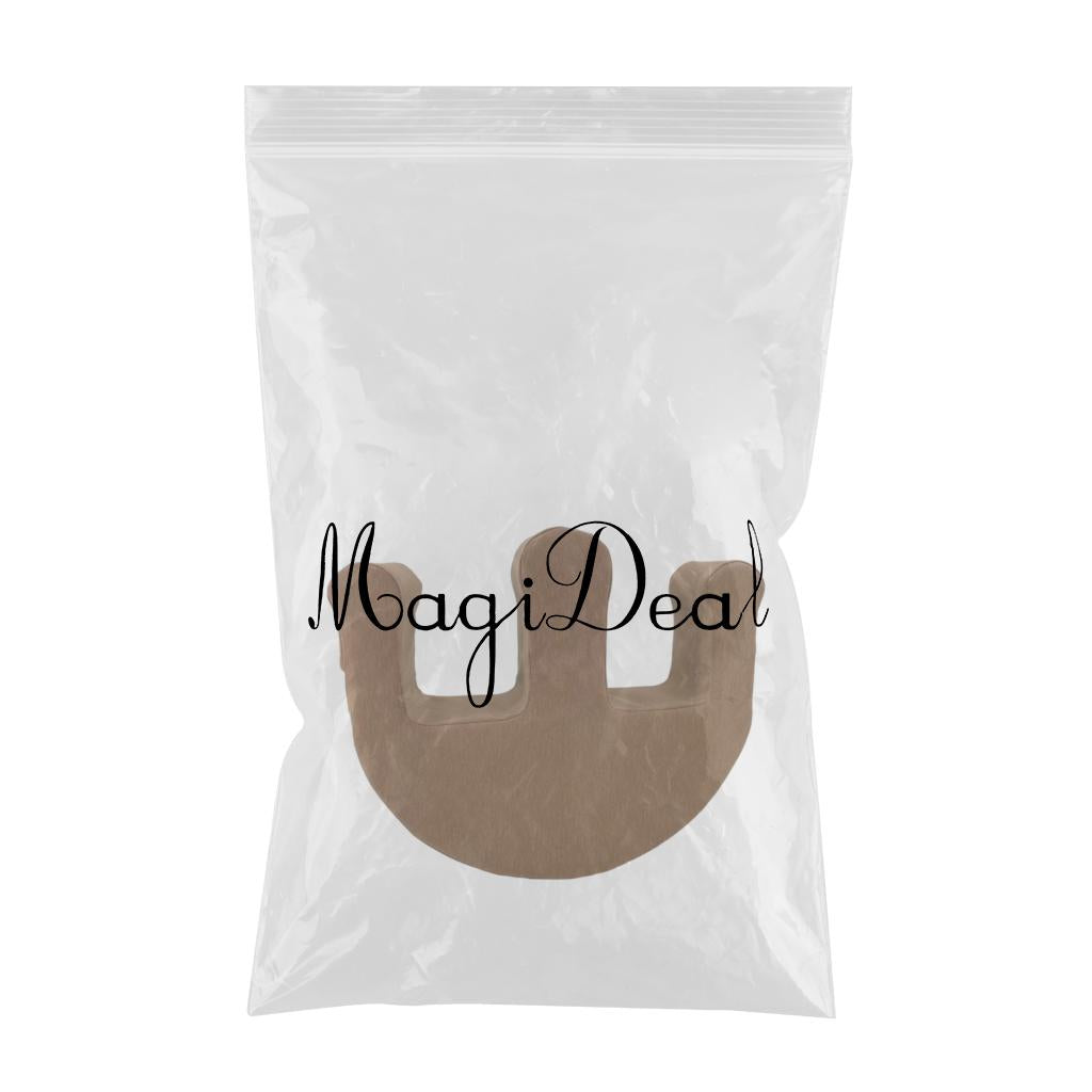 U-Shaped Leg Pillow Positioning Anti-Bedsore Nursing Device Pu Coffee Color