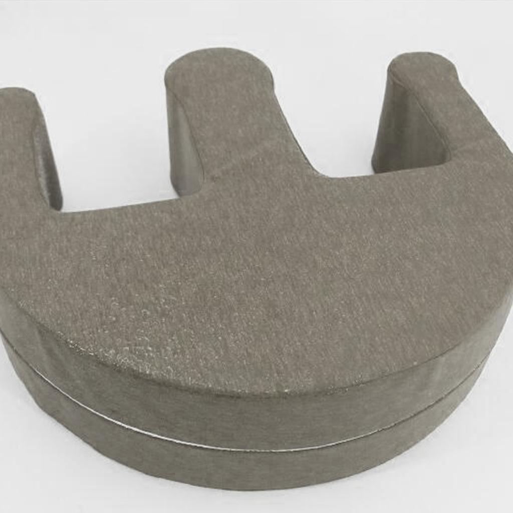 U-Shaped Leg Pillow Positioning Anti-Bedsore Nursing Device Pu Gray