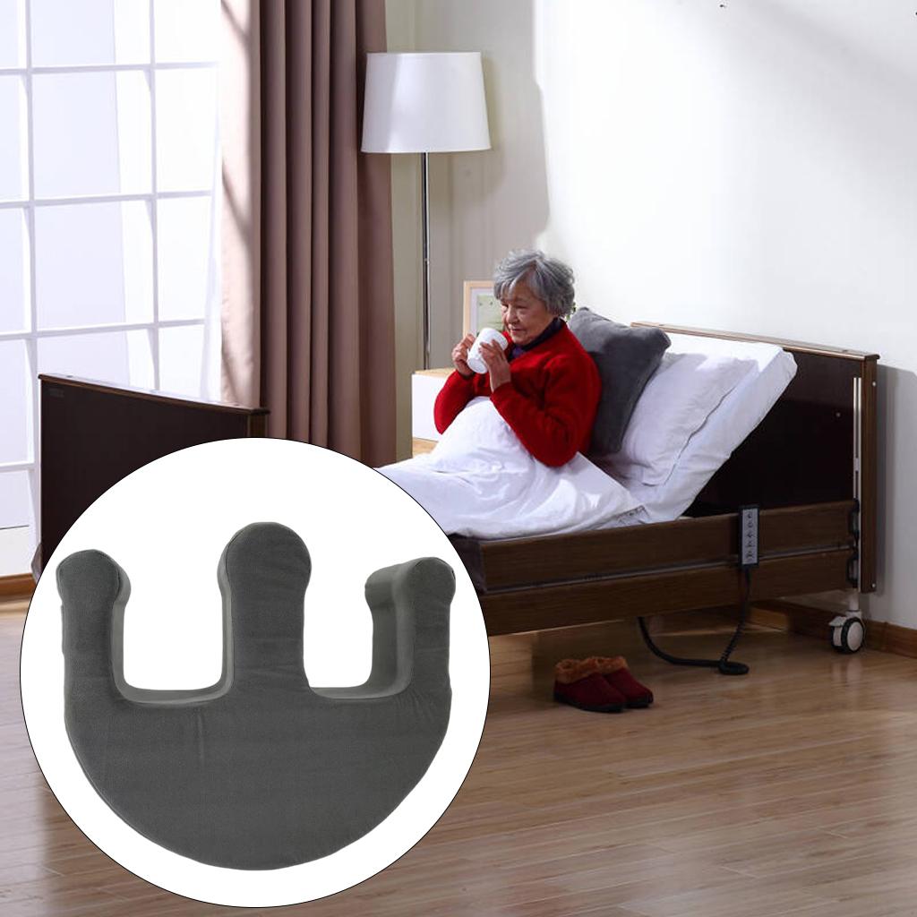 U-Shaped Leg Pillow Positioning Anti-Bedsore Nursing Device Flannel Gray