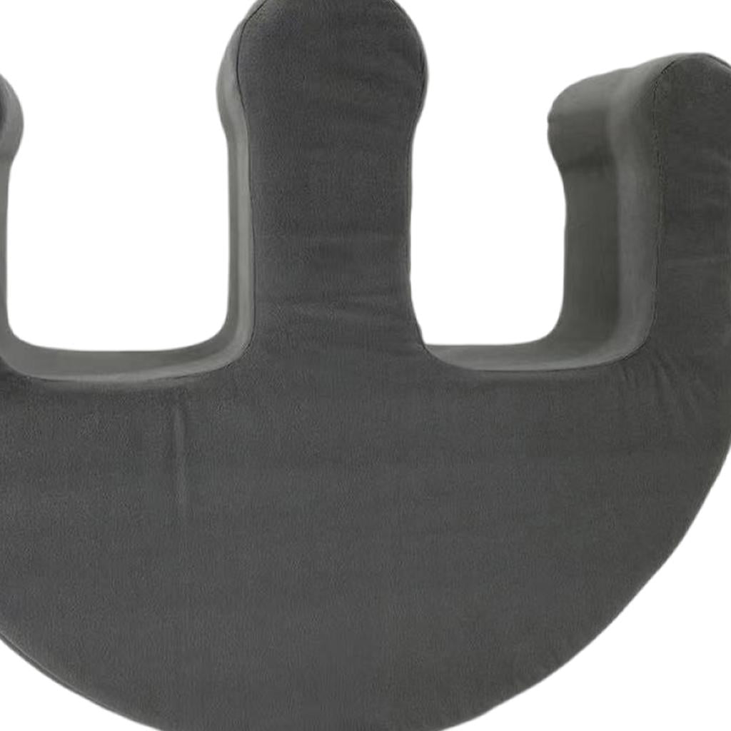U-Shaped Leg Pillow Positioning Anti-Bedsore Nursing Device Flannel Gray