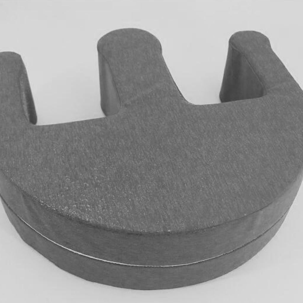 U-Shaped Leg Pillow Positioning Anti-Bedsore Nursing Device Flannel Gray