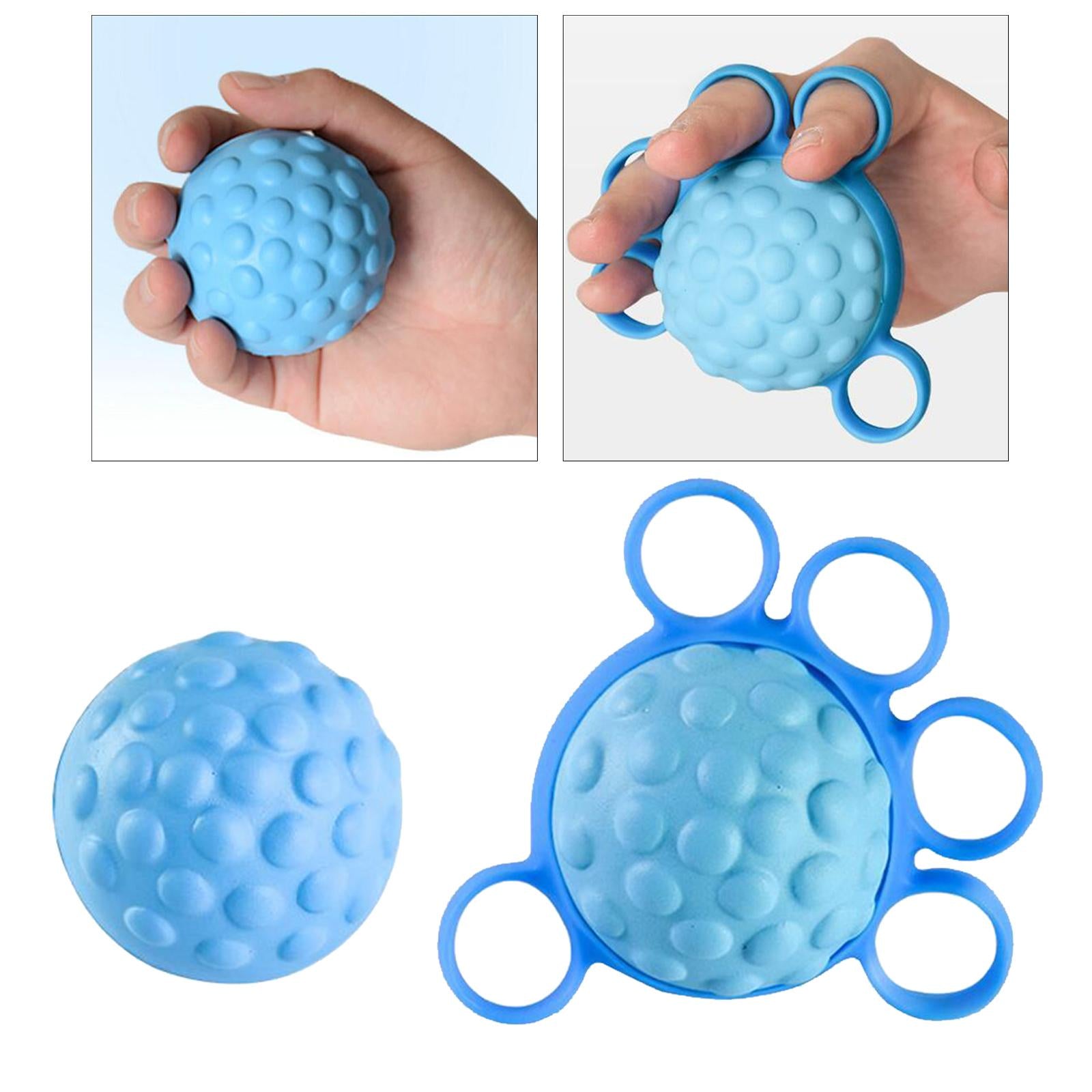 Finger Grip Balls Squeeze Training Strength Flexibility Hand Wrist Cramps Ball