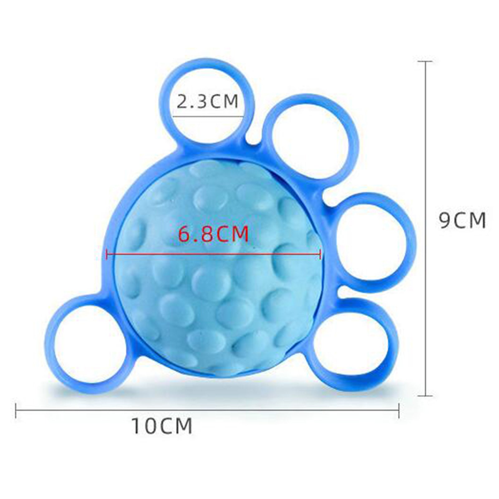Finger Grip Balls Squeeze Training Strength Flexibility Hand Wrist Cramps Ball with Holes