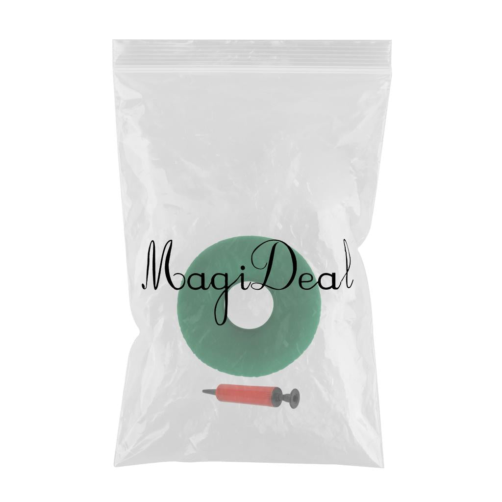Inflatable Donut Cushion Bed Sores Seat Pad 15'' for Pregnancy Postpartum Green
