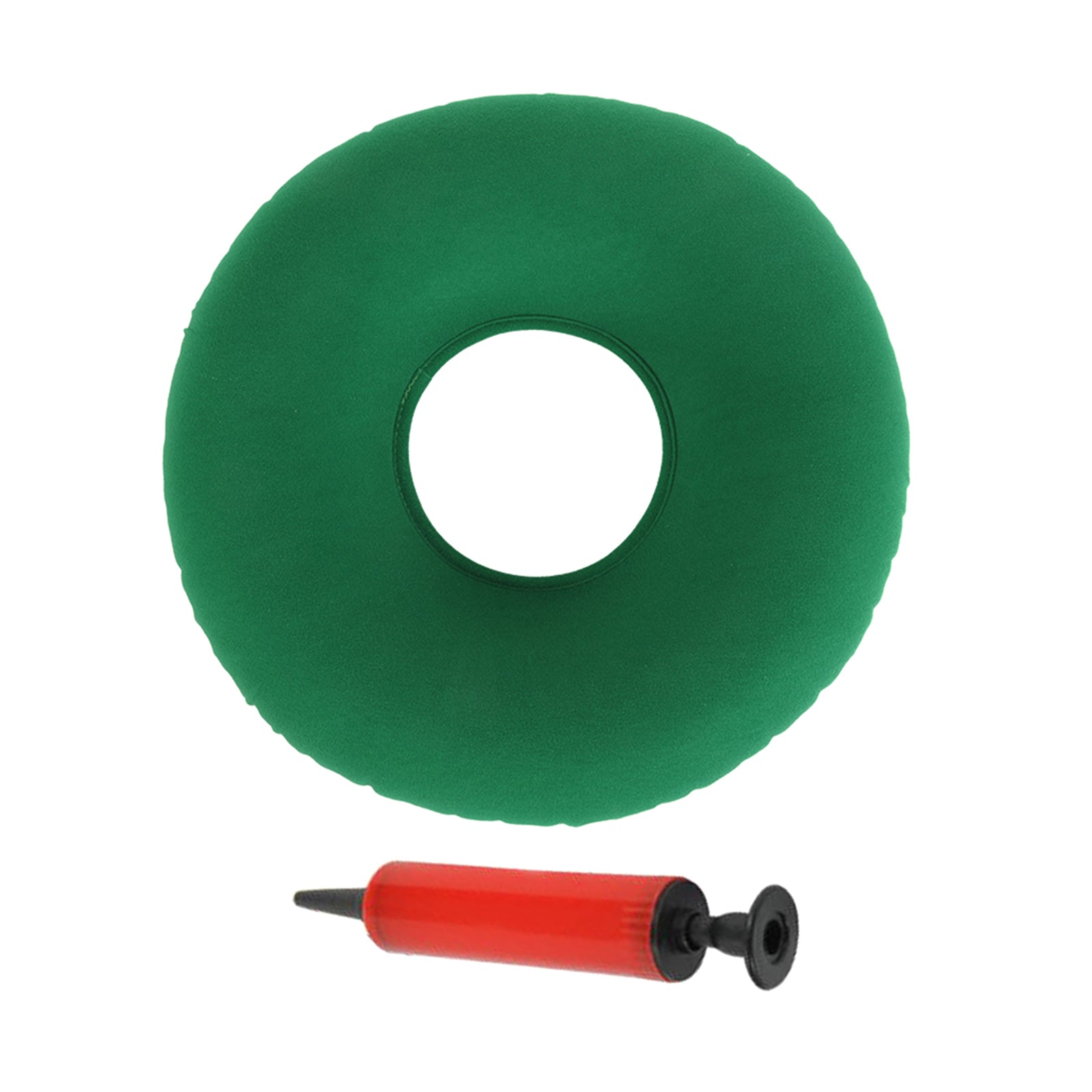 Inflatable Donut Cushion Bed Sores Seat Pad 15'' for Pregnancy Postpartum Green