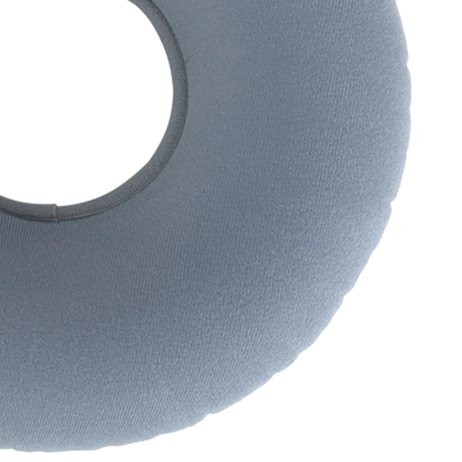 Inflatable Donut Cushion Bed Sores Seat Pad 15'' for Pregnancy Postpartum Gray