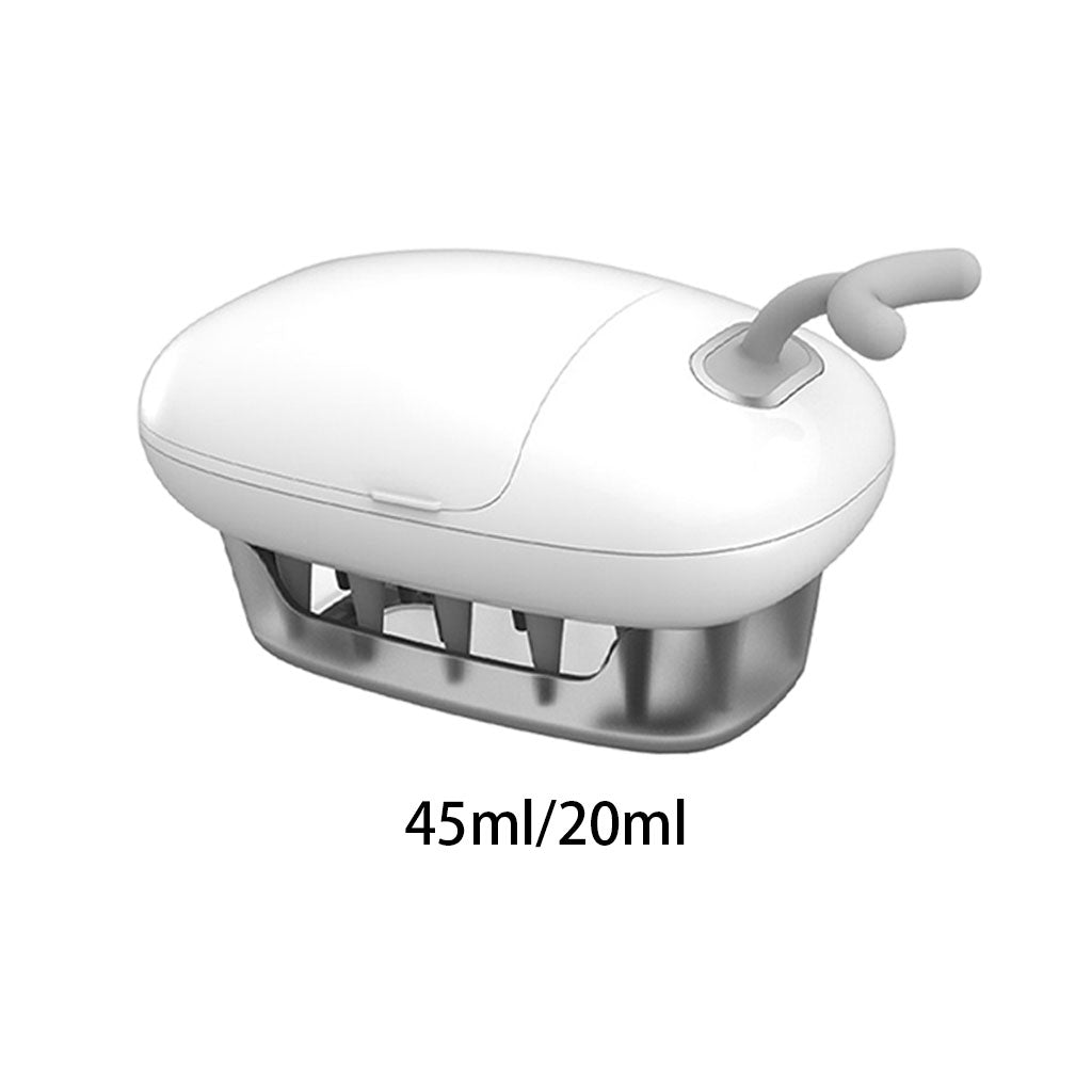 Scalp Serum Applicator Hair Silicone Comb Simple Curved Design 45ml