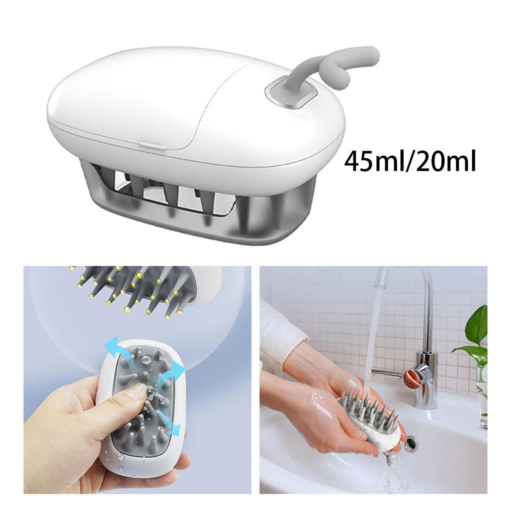 Scalp Serum Applicator Hair Silicone Comb Simple Curved Design 45ml