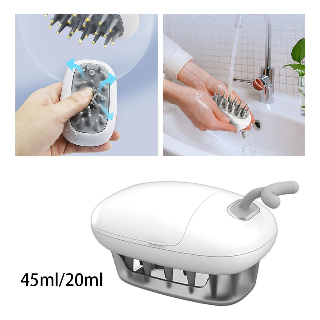 Scalp Serum Applicator Hair Silicone Comb Simple Curved Design 45ml