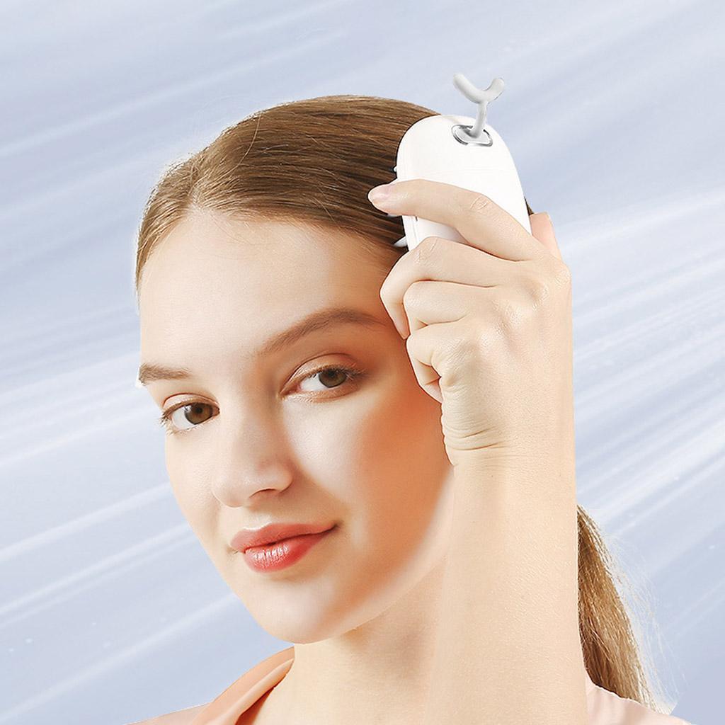 Scalp Serum Applicator Hair Silicone Comb Simple Curved Design 20ml